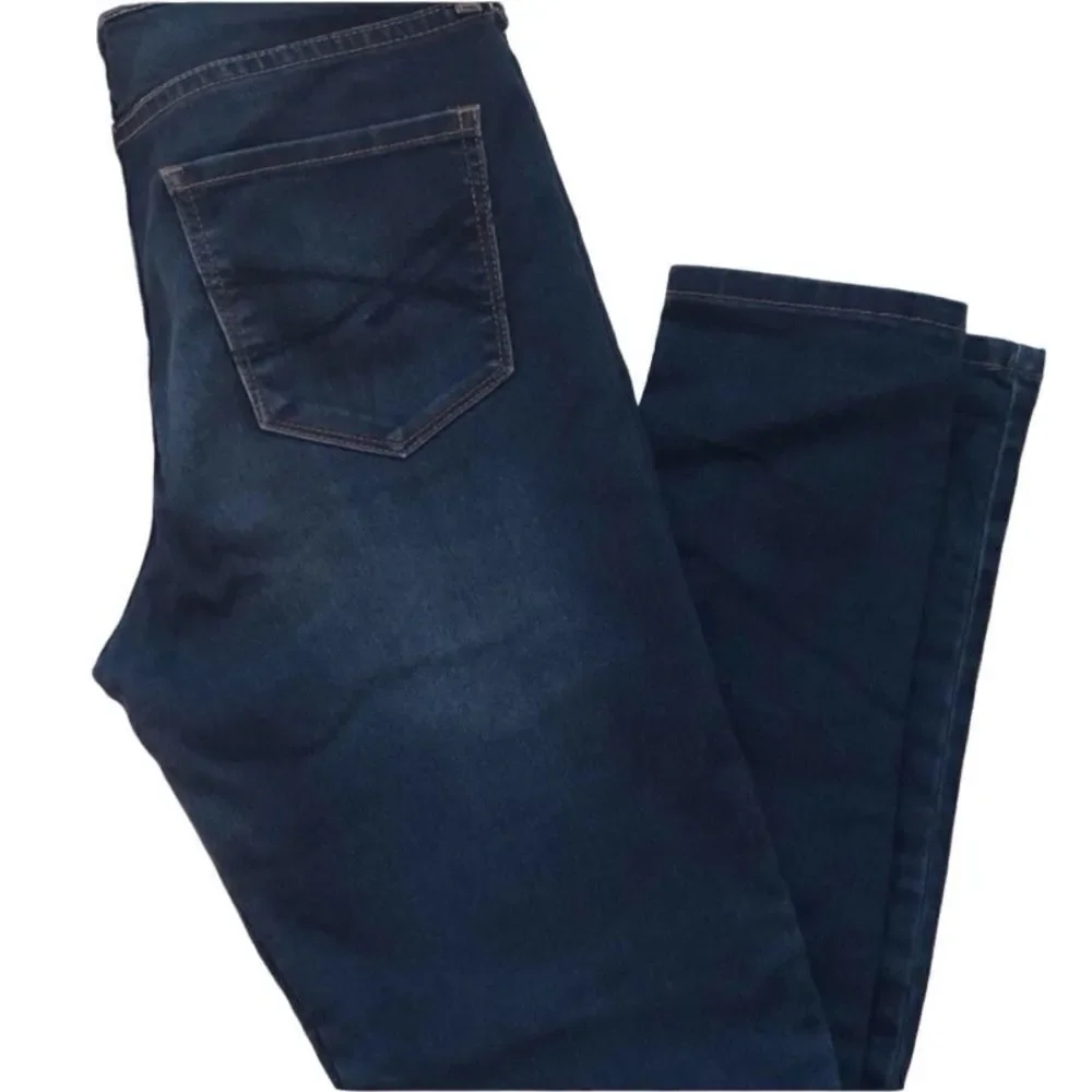 Aeropostale High Rise Jeggings Dark Wash Skinny Stretch Jeans Juniors 7
